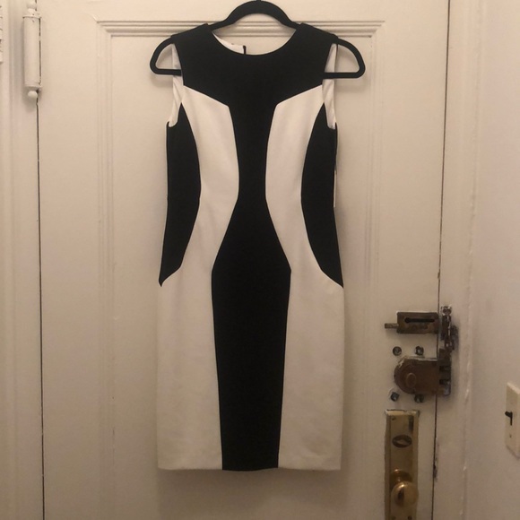 Calvin Klein Dresses & Skirts - NWT Calvin Klein Black and White Dress